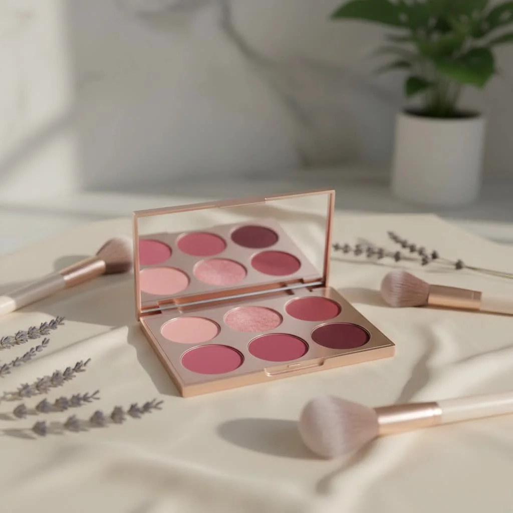 Morphe blush palette with various shades