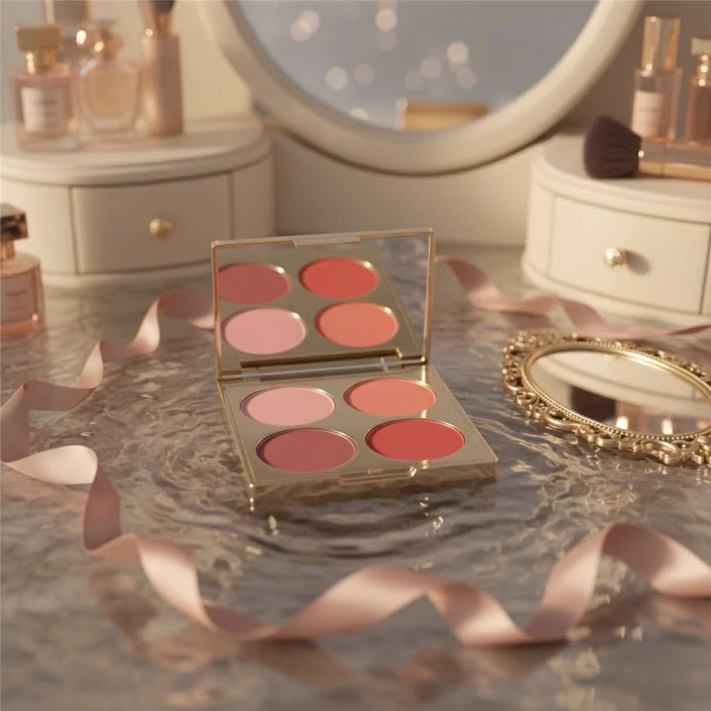 MAKE UP FOR EVER HD Skin Blush & Glow Palette with various shades