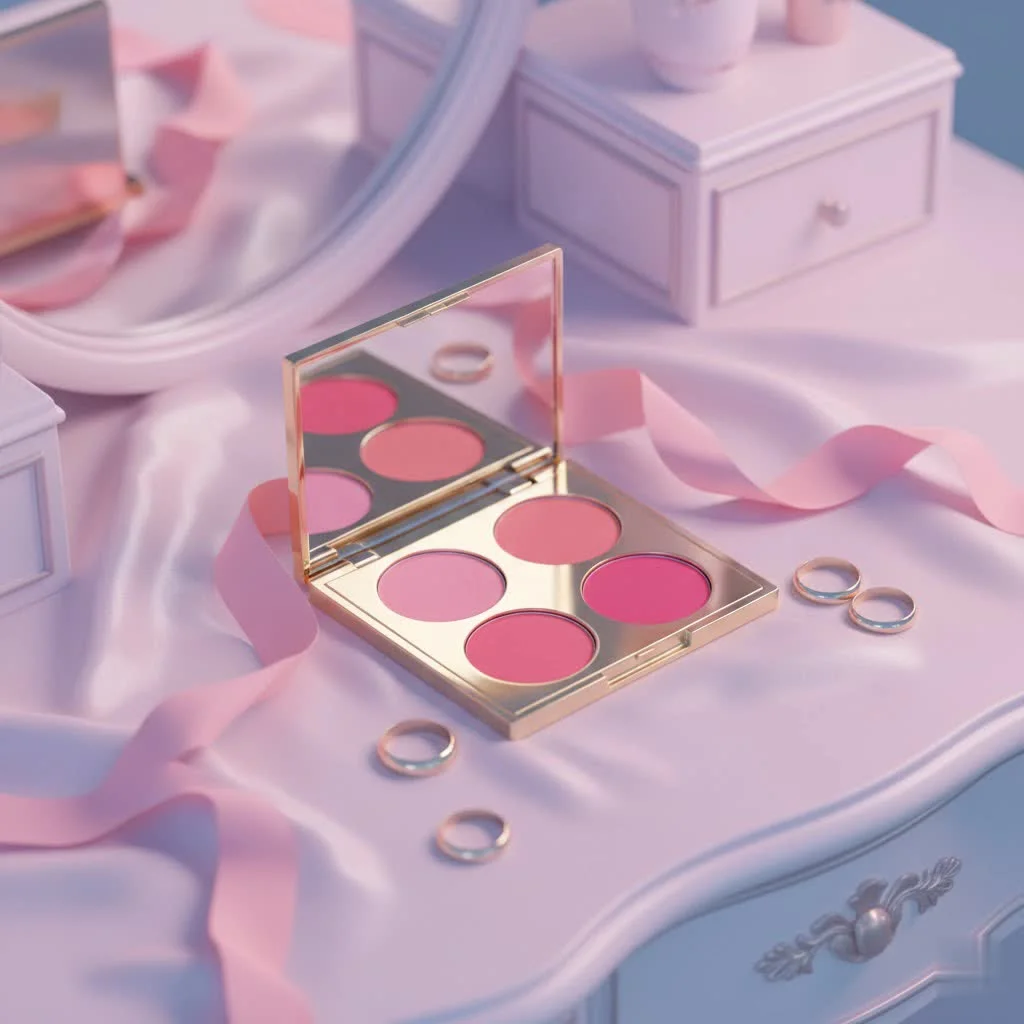 BH Cosmetics blush palette with various shades