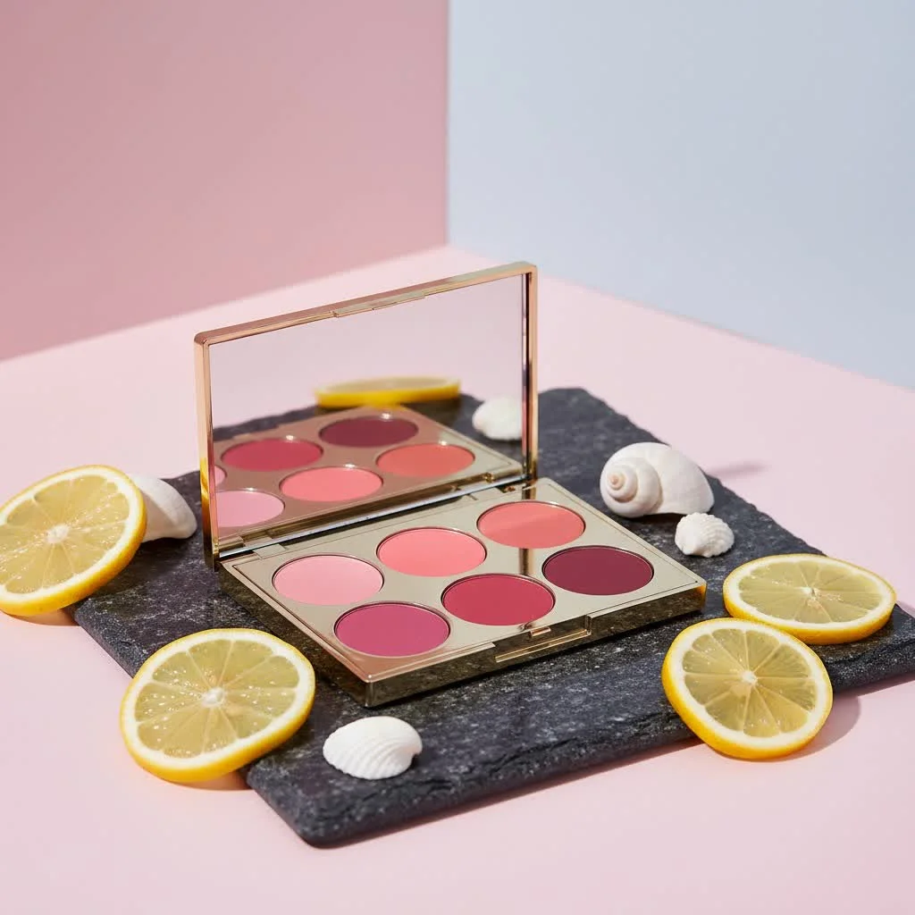 e.l.f. Powder Blush Palette with four shades